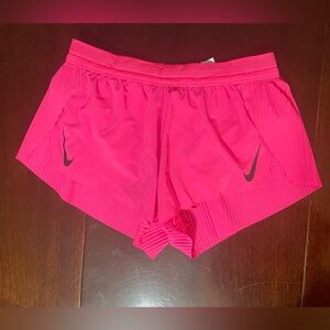 Hot Pink Nike Dri-Fit AeroSwift Shorts (small)